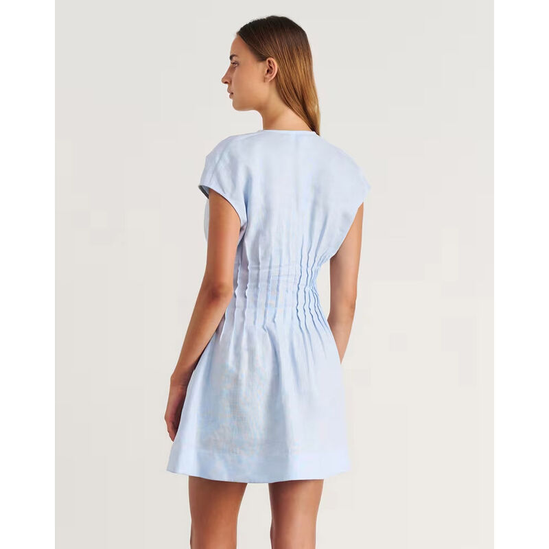 JAG Delphine Pintuck Linen Dress image number 5